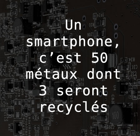 recyclage de smartphone